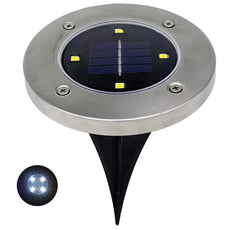 Ampoule solaire enterrée 4 led Projecteur de jardin etanche jardin patio parc terrasse balcon