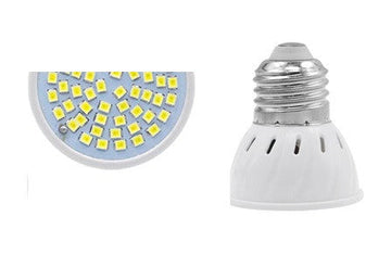 Ampoule spot led e27 54 led 60 led 220v 230v 240v blanc froid ECLATS DESTOCKAGE