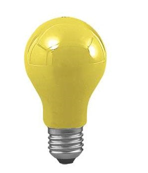 Ampoule standard couleur jaune 220v e27 25w eclairage de fete 230v 240v guirlande lumineuse ECLATS DESTOCKAGE