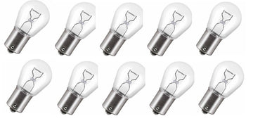 Ampoules ba 12v 21w ba15s adnauto lot de 10 ampoules b15 b15s ba15 ba15s ba-15 p21w stop clignotant - ECLATS DESTOCKAGE