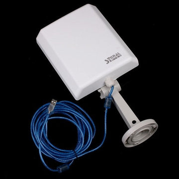 Antenne 18db amplifié usb wifi 2000mw 20dbi 2.4ghz 2w extension reception signal ECLATS DESTOCKAGE