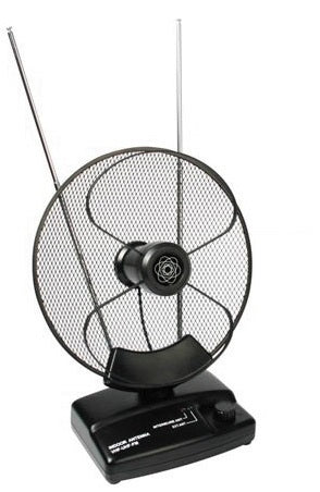 Antenne 28db interieur pour television parabolique tv tnt uhf vhf fm - ECLATS DESTOCKAGE