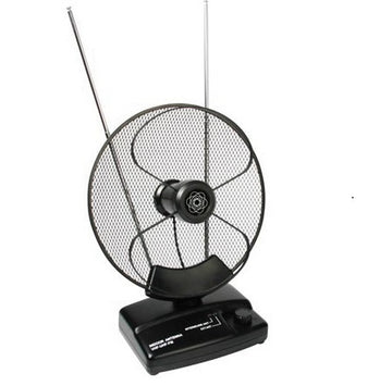 Antenne interieur maison 28db parabolique television tv tnt uhf vhf fm - ECLATS DESTOCKAGE