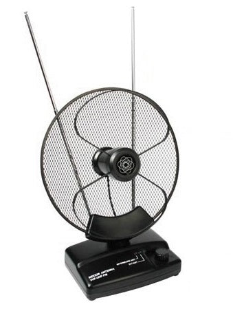 Antenne parabolique 28db interieur television tv tnt uhf vhf fm - ECLATS DESTOCKAGE