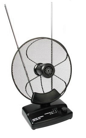 Antenne parabolique television tv tnt uhf vhf fm antm4 28db amplificateur 220v 12v usage interieur - ECLATS DESTOCKAGE