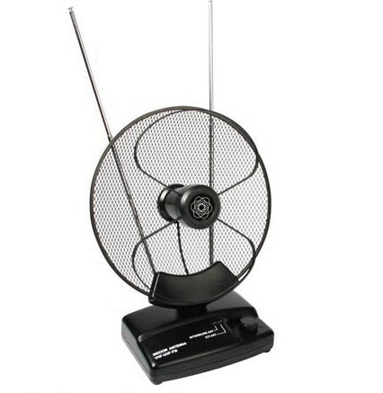 Antenne parabolique television tv tnt uhf vhf fm antm4 amplificateur 28db 220v 12v usage interieur - ECLATS DESTOCKAGE