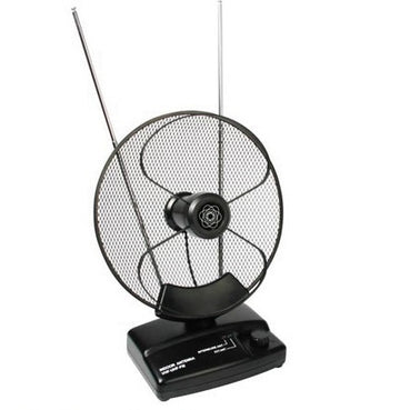 Antenne parabolique television tv tnt uhf vhf fm antm4 amplificateur 28db 220v 12v usage interieur - ECLATS DESTOCKAGE