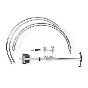 Antenne radio exterieure fm 88 108 mhz ant-fm11-kn fiche type f fixation mat ou balcon könig ECLATS DESTOCKAGE