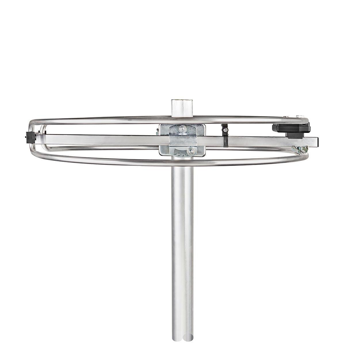 Antenne radio exterieure fm 88 108 mhz ant-fm11-kn fiche type f fixation mat ou balcon ANORFM10ME ECLATS DESTOCKAGE