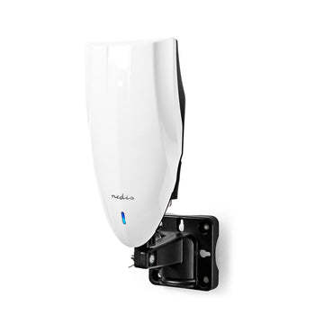 Antenne tv tnt HDTV interieur exterieur 50 km Gain 40 dB FM/VHF/UHF Blanche ECLATS DESTOCKAGE