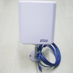 Antenne usb wifi amplifié 18db 2000mw 20dbi 2.4ghz 2w extension reception signal réseau sans fil ECLATS DESTOCKAGE