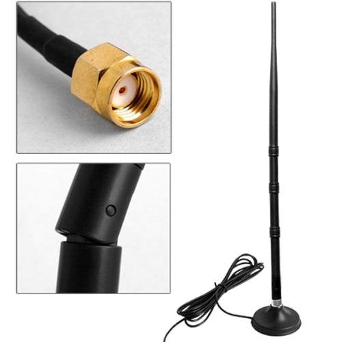 Antenne wifi omnidirectionnelle 9 dbi 2.4 ghz sma cmp-ant9dbi20 augmente le signal sans fil könig - ECLATS DESTOCKAGE