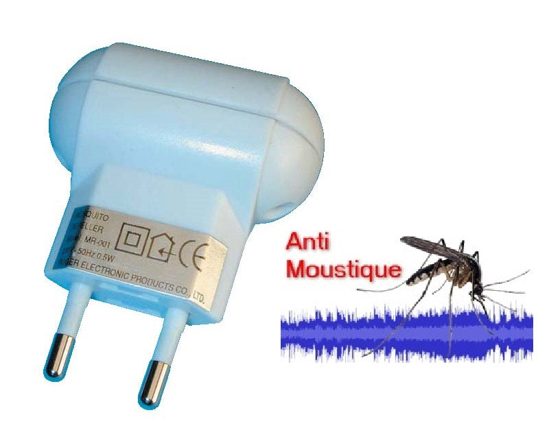 Anti moustique tigre zika ultrason repousse mouche chasse tue insecte ECLATS DESTOCKAGE