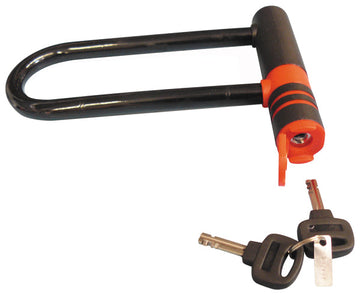 Antivol en u pour bicyclette cadenas velo moto clef securite anti vol protection slkb06 perel ECLATS DESTOCKAGE