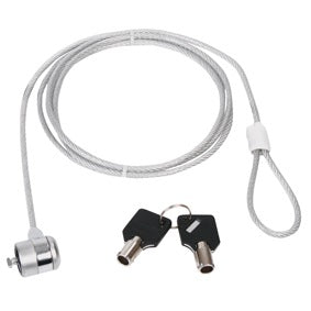Antivol universel 1.80m cmp safe3 cadenas 2 clef pour ordinateur notebook ECLATS DESTOCKAGE