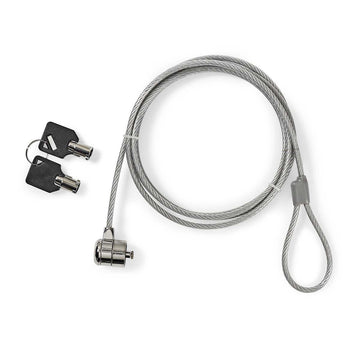 Antivol universel NBLKK1002ME 1.80m cadenas 2 clef pour ordinateur notebook imprimante ecran lcd könig ECLATS DESTOCKAGE