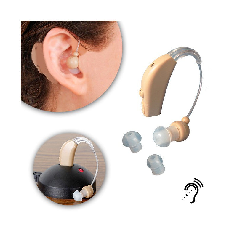 Appareil Rechargeable sonotone prothese auditive amplificateur son contour oreille ze49300 ECLATS DESTOCKAGE