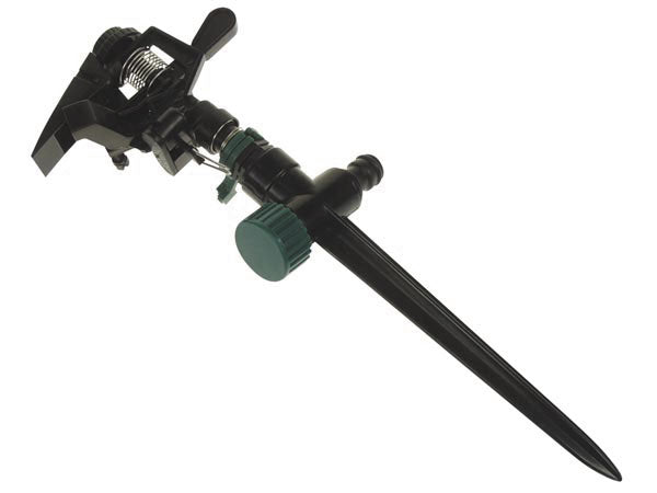 Arroseur piquet t arrosage irrigation arrose dans un cercle de 120m² gspr diamètre ±12m perel 5410329354060 ECLATS DESTOCKAGE