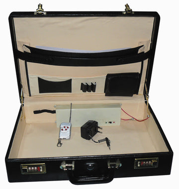 Attache case electrifie 100 000v mallette electrique transport fond alarme sirene alarme120db 5060258292393 ECLATS DESTOCKAGE