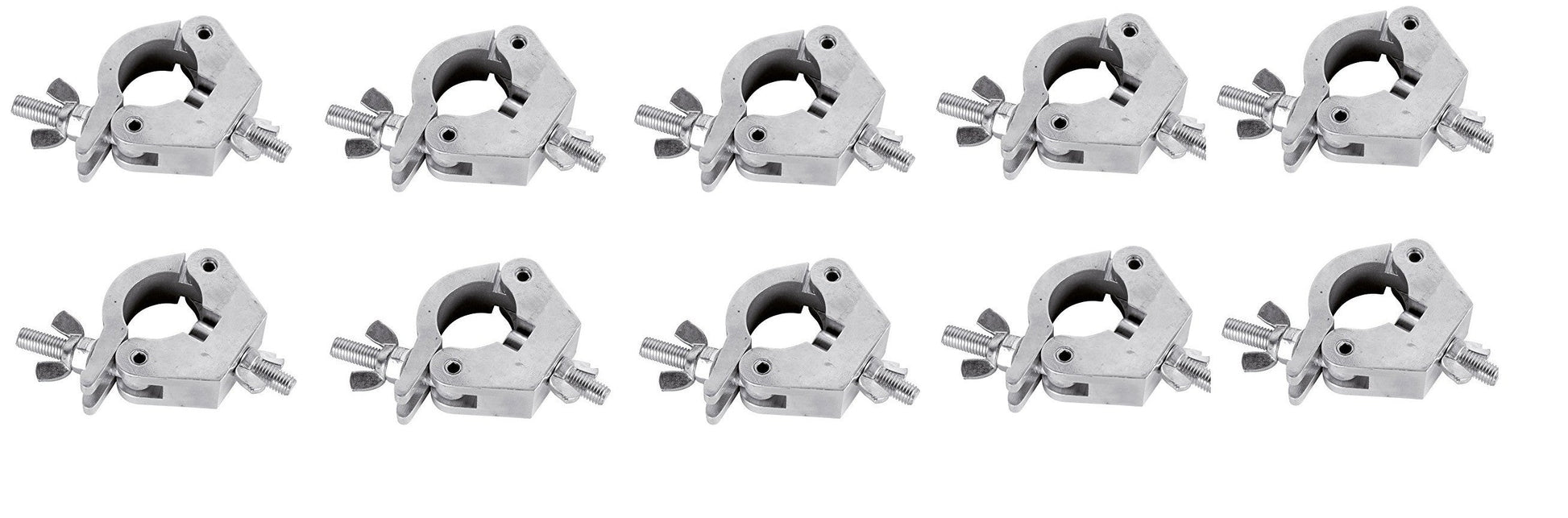 10 Attache tube robuste ecrou a ailettes charge max 350 kg portique vdlpcs9 eclairage de scene lumiere ECLATS DESTOCKAGE