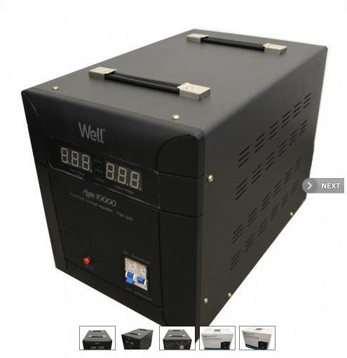 Stabilisateur de tension automatique AVR-SRV-CONSTANT10000-WL 10000VA / 7000W ECLATS DESTOCKAGE