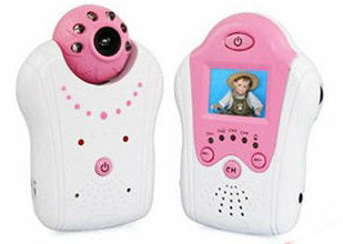 Babyphone audio vidéo avec écran 1.5 pouces et camera couleur à vision nocturne 2.4ghz ECLATS DESTOCKAGE