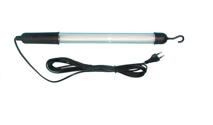 Baladeuse neon tube fluorescent 8w 220v 230v zl20tl efl01n etanche cable 5 m magasin garage - ECLATS DESTOCKAGE