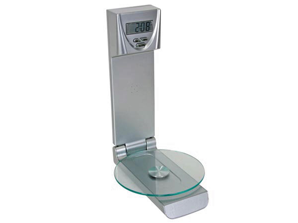 Balance de cuisine 3kg avec horloge et timer capteur haute precision cbal2 ECLATS DESTOCKAGE