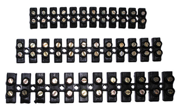 Barrette domino 12 plots 35a 6 à 10 mm² raccordement electrique barrette connection jonction el70030 ECLATS DESTOCKAGE