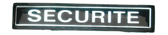 Barrette securite retro pvc velcro securite ecusson securite ecusson securite ecusson securite ECLATS DESTOCKAGE