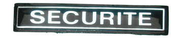 Barrette securite retro pvc velcro securite ecusson securite ecusson securite ecusson securite ECLATS DESTOCKAGE