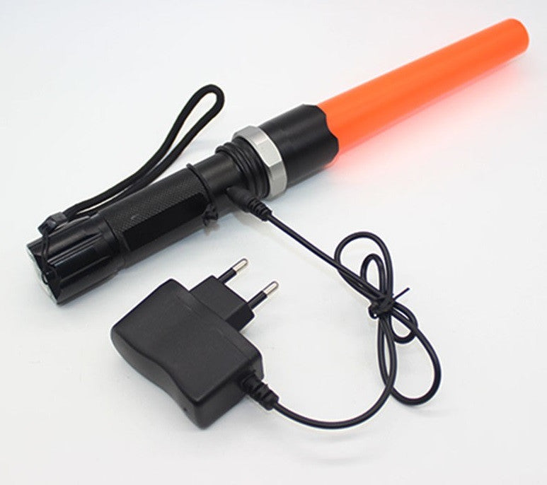 Baton lumineux q5 300ml mini cree torche rechargeable Eclairage 3w rouge circulation route zoomable - ECLATS DESTOCKAGE