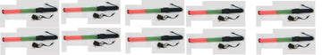 10 Baton lumineux rechargeable led vert rouge Eclairage circulation route aeroport train signalisation ECLATS DESTOCKAGE