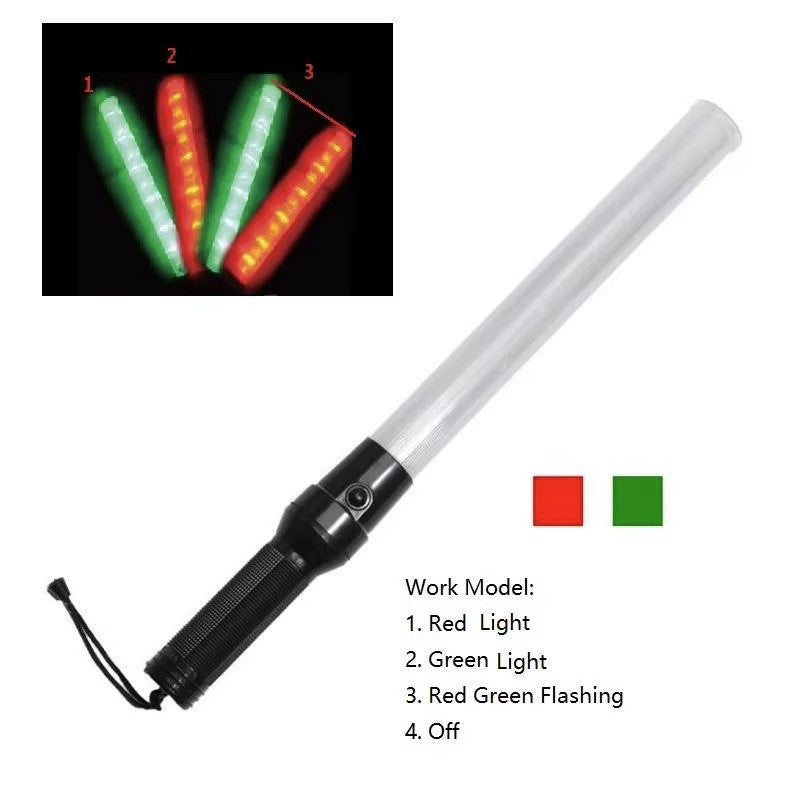 baton lumineux signalisation led rouge vert police route circulation voiture automobile ECLATS DESTOCKAGE