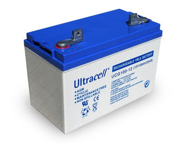 Batterie 12v - 100ah accumulateur 12v 100ah plomb rechargeable batterie agm solaire - ECLATS DESTOCKAGE