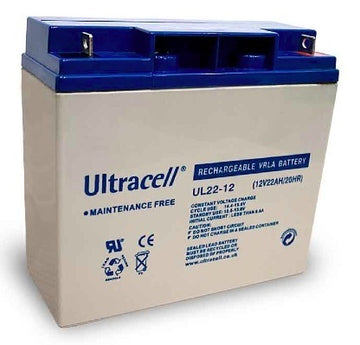 Batterie 22ah 12vcc agm gel accu etanche rechargeable solaire plomb 12v - ECLATS DESTOCKAGE