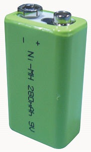 Batterie 280mah rechargeable 9v ni-mh 8.4v Accu 6f22 mn1604 a1604 4022 kr9v - ECLATS DESTOCKAGE