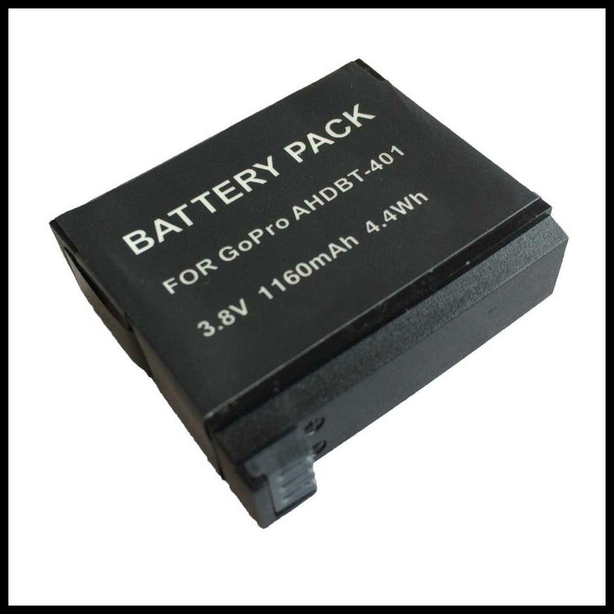 Batterie 3.8v 1160mah ahdbt-401 ahdbt401pour camera gopro Hero4 Hero 4 - ECLATS DESTOCKAGE