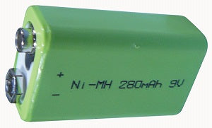 Batterie Accu 280mah rechargeable 9v ni-mh 8.4v 6f22 mn1604 a1604 4022 kr9v - ECLATS DESTOCKAGE