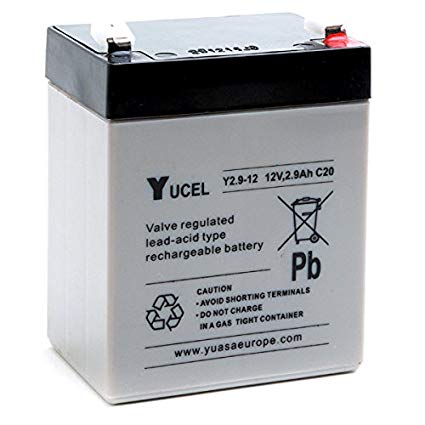 Batterie accu pile rechargeable 12v 2.8ah UL2.8 12 accumulateur plomb gel etanche 12vcc 2.8a 2.6AH - ECLATS DESTOCKAGE