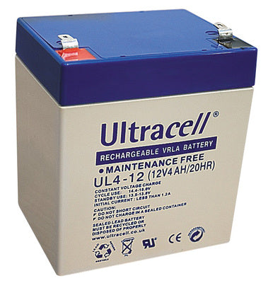 Batterie accu rechargeable 12v 4ah ul4-12 ultracel 4a 4ah 4.2a 4.2ah 4.5a 4.5ah accumulateur plomb - ECLATS DESTOCKAGE