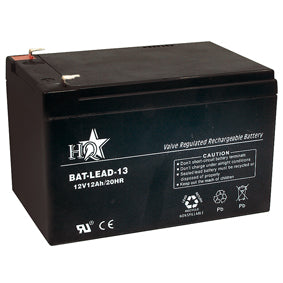 Batterie au plomb rechargeable hq 12v 12ah bat lead 13 solaire piles sèches batteries accu - ECLATS DESTOCKAGE