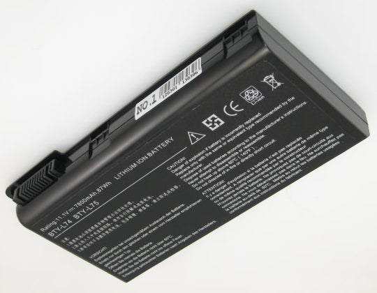 Batterie noir 11.1v pour msi a5000 a6000 a6200 a6203 a6205 a7200 6600mah - ECLATS DESTOCKAGE