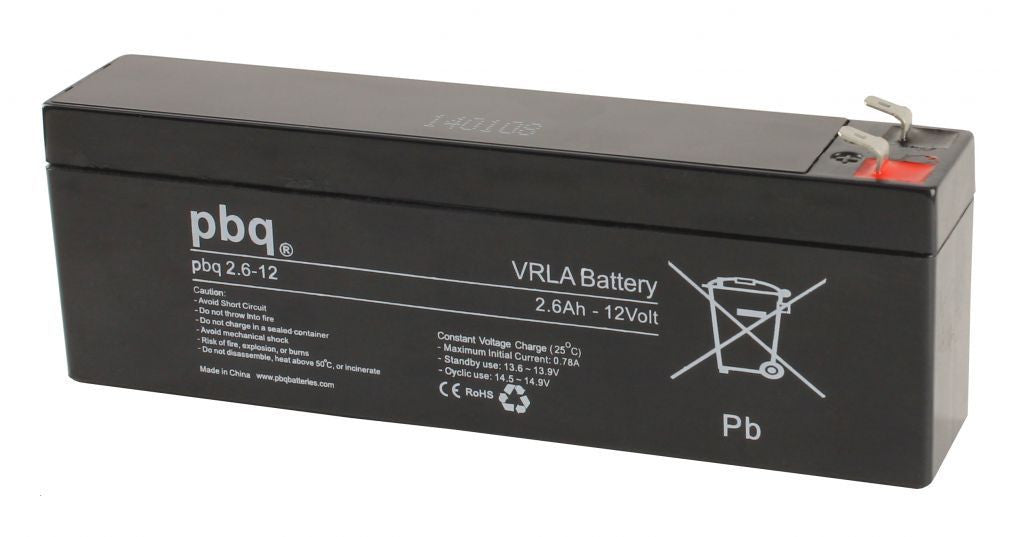 Batterie plomb accumulateur rechargeable gel 12v 2.6ah 2.1ah 2.2ah 2.3ah 2ah 1.9ah 2,4ah accu ul2.4 ECLATS DESTOCKAGE