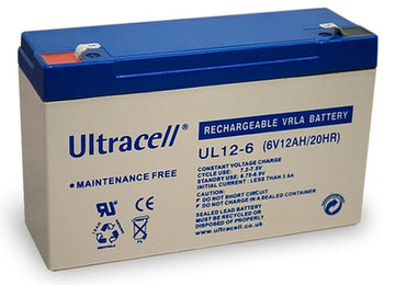Batterie plomb sans entretien 6 v 12ah  accumulateur plomb 6v accu gel solaire - ECLATS DESTOCKAGE