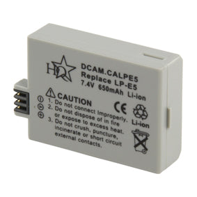 Batterie pour appareil photo numerique dcam.calpe5 7,4 vdc 650 mah type lp e5 ECLATS DESTOCKAGE