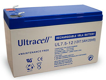 Batterie rechargeable 12v 7.5ah 6-dzm-6 accu plomb velo electrique 7.2ah gel accumulateur - ECLATS DESTOCKAGE