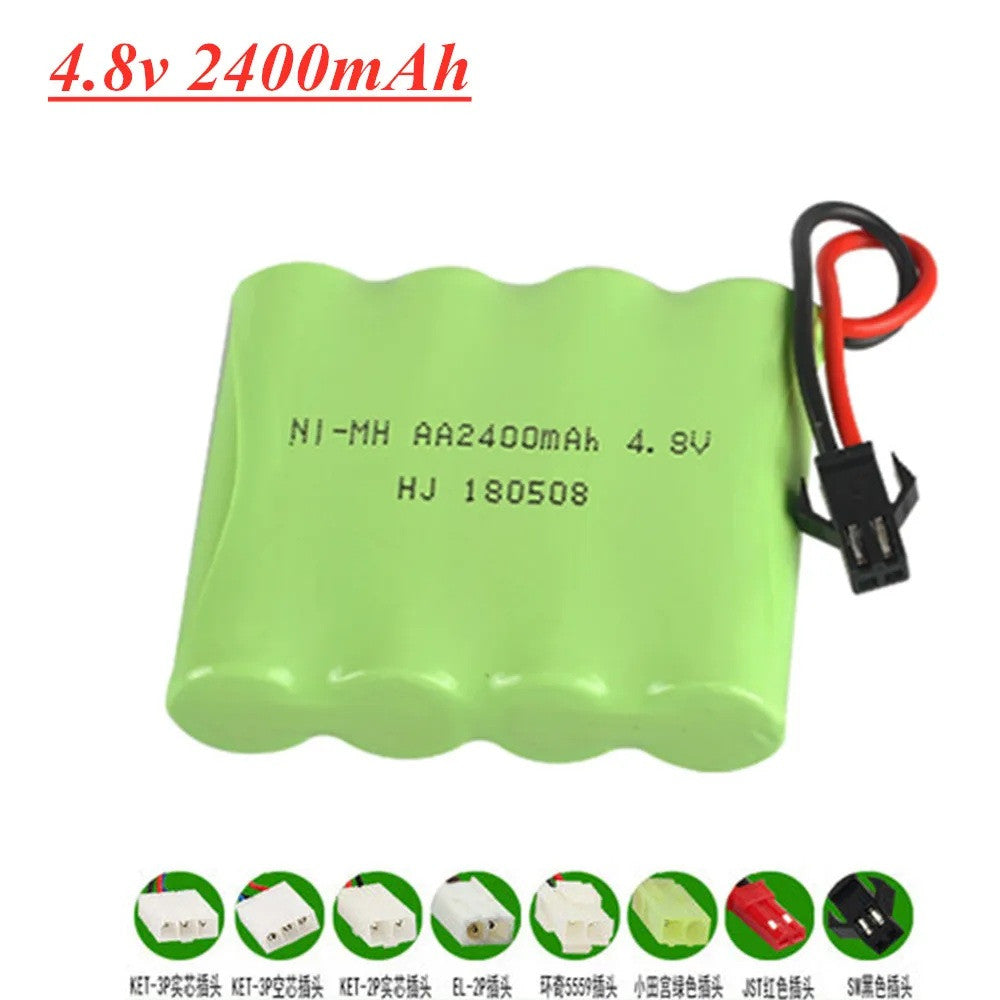Batterie rechargeable 4.8V AA Ni-MH SM-2P 2400mAh pour jouets 700mah 1000mah 1500mah 2000mah 2200mah ECLATS DESTOCKAGE