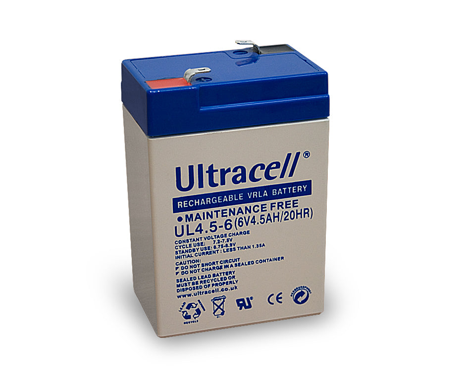 Batterie rechargeable 6v 4.5ah 4.2ah 4.3ah 4.4ah 4.5ah pile sèche accumulateur etanche accu 4.6ah - ECLATS DESTOCKAGE