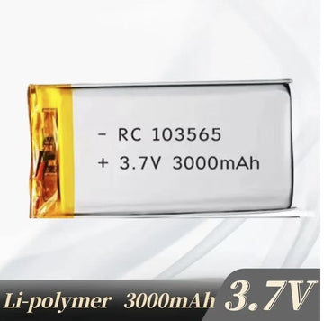 Batterie rechargeable lipo akku 3,7v 3000mah accumulateur accu Li-polymer helicoptere avion 103565 ECLATS DESTOCKAGE